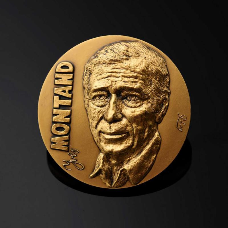 麦朵尔俱乐部第39场拍卖 法国大铜章【法国歌手蒙頓】雕塑家洛维