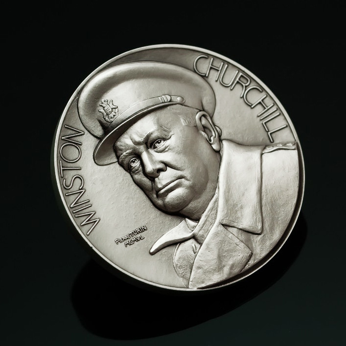 麦朵尔俱乐部第39场拍卖 法国大铜章【丘吉尔】大师图雷