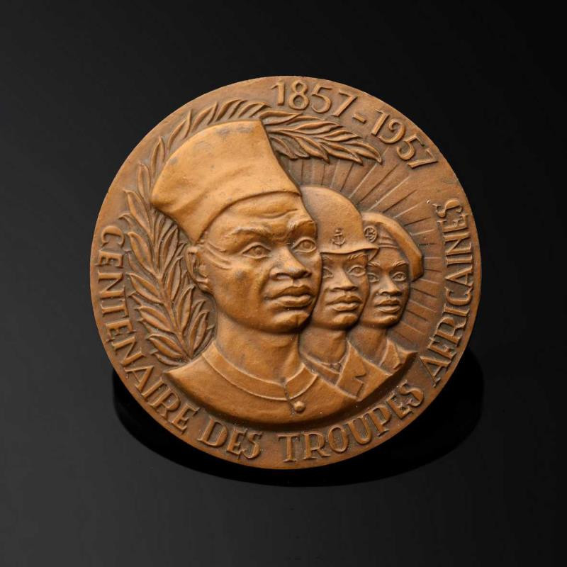 麦朵尔俱乐部第39场拍卖 法国大铜章【法国非洲军团百年】大师楚丁