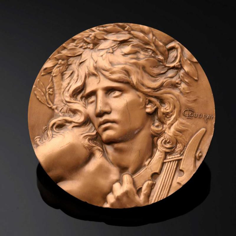 麦朵尔俱乐部第39场拍卖 法国大铜章【奥菲斯】大师库德雷