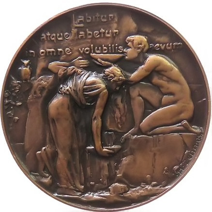 麦朵尔俱乐部第39场拍卖 德国大铜章【1905年德国汉堡语言学会议】雕塑家ZEHN