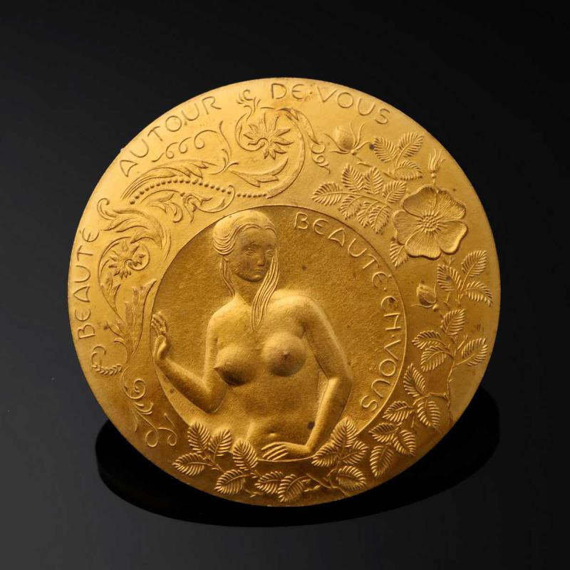 麦朵尔俱乐部第39场拍卖 法国大铜章【越来越美丽】雕塑家克劳德