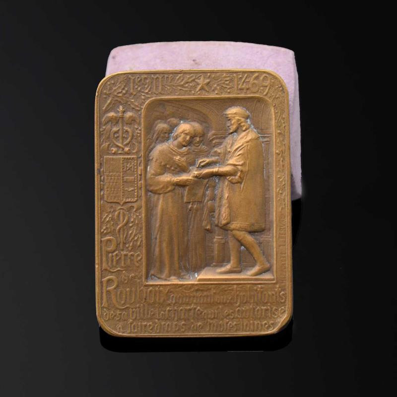 麦朵尔俱乐部第39场拍卖 法国新艺术大铜章【法国皮埃尔德鲁贝商会】大师勒菲弗