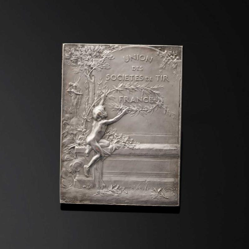 麦朵尔俱乐部第39场拍卖 法国新艺术大铜章【为了祖国】大师杜普雷