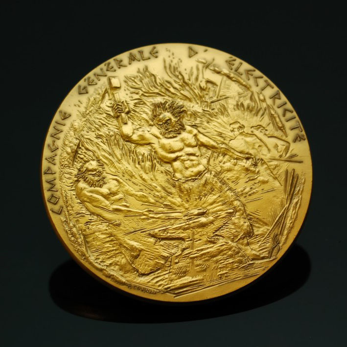 麦朵尔俱乐部第39场拍卖 法国大铜章【雷神】大师科尔宾