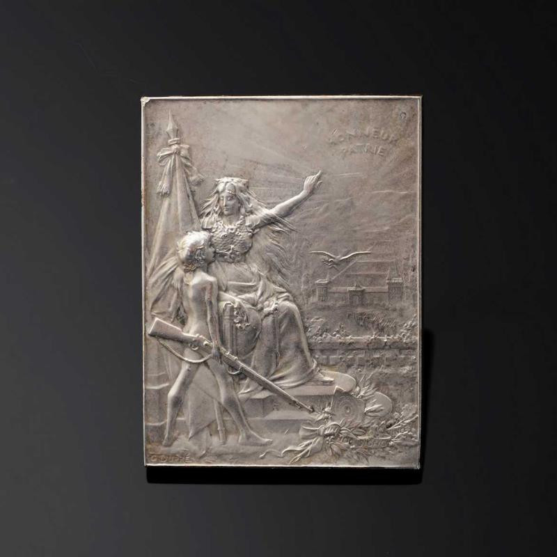 麦朵尔俱乐部第39场拍卖 法国新艺术大铜章【为了祖国】大师杜普雷