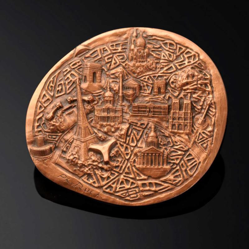 麦朵尔俱乐部第39场拍卖 法国大铜章【巴黎历史与荣耀】大师罗琦