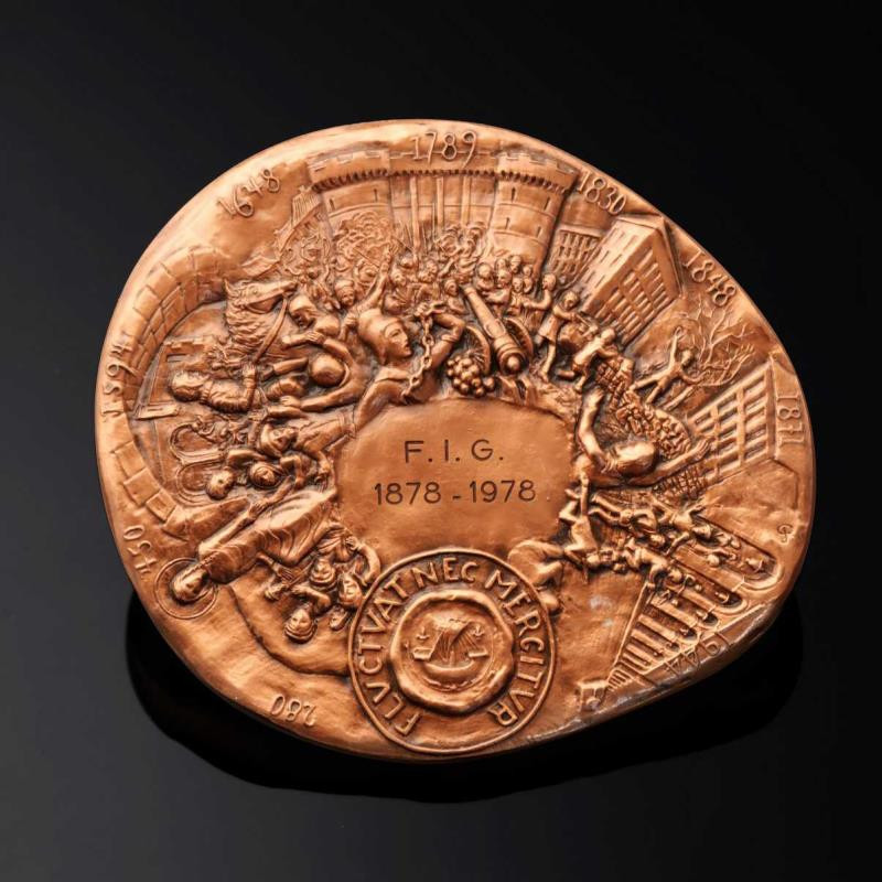 麦朵尔俱乐部第39场拍卖 法国大铜章【巴黎历史与荣耀】大师罗琦