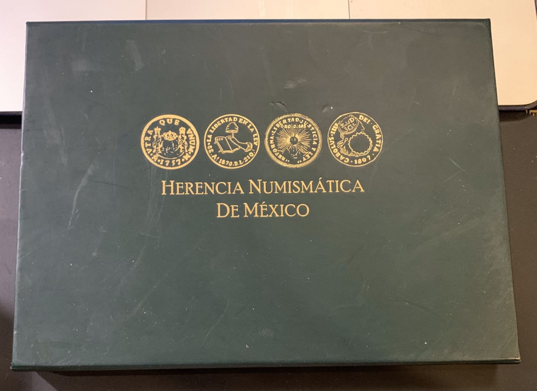 紫瑗钱币—微拍第59期  墨西哥 2014年 墨西哥文化遗产系列 第4组 共6枚  双色银币 证书原盒 非常少见