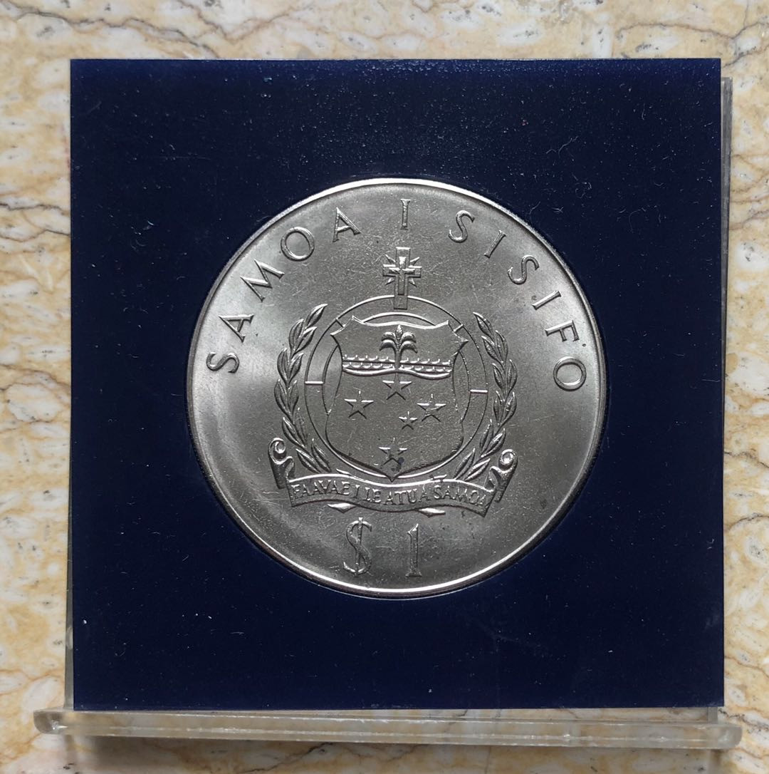 【随心拍&GetCoins】现代钱币拍卖第五十一期 萨摩亚1977年林德伯格飞越大西洋50周年纪念克朗币