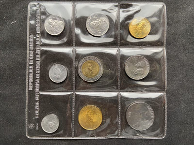 【币观天下】107期钱币拍卖 -  圣马力诺 1984年 原封套币9枚秒杀