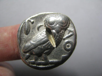 2020“爱你爱你”第二十六期~外国古钱币 - 古希腊雅典城，雅典娜与猫头鹰，四德银币