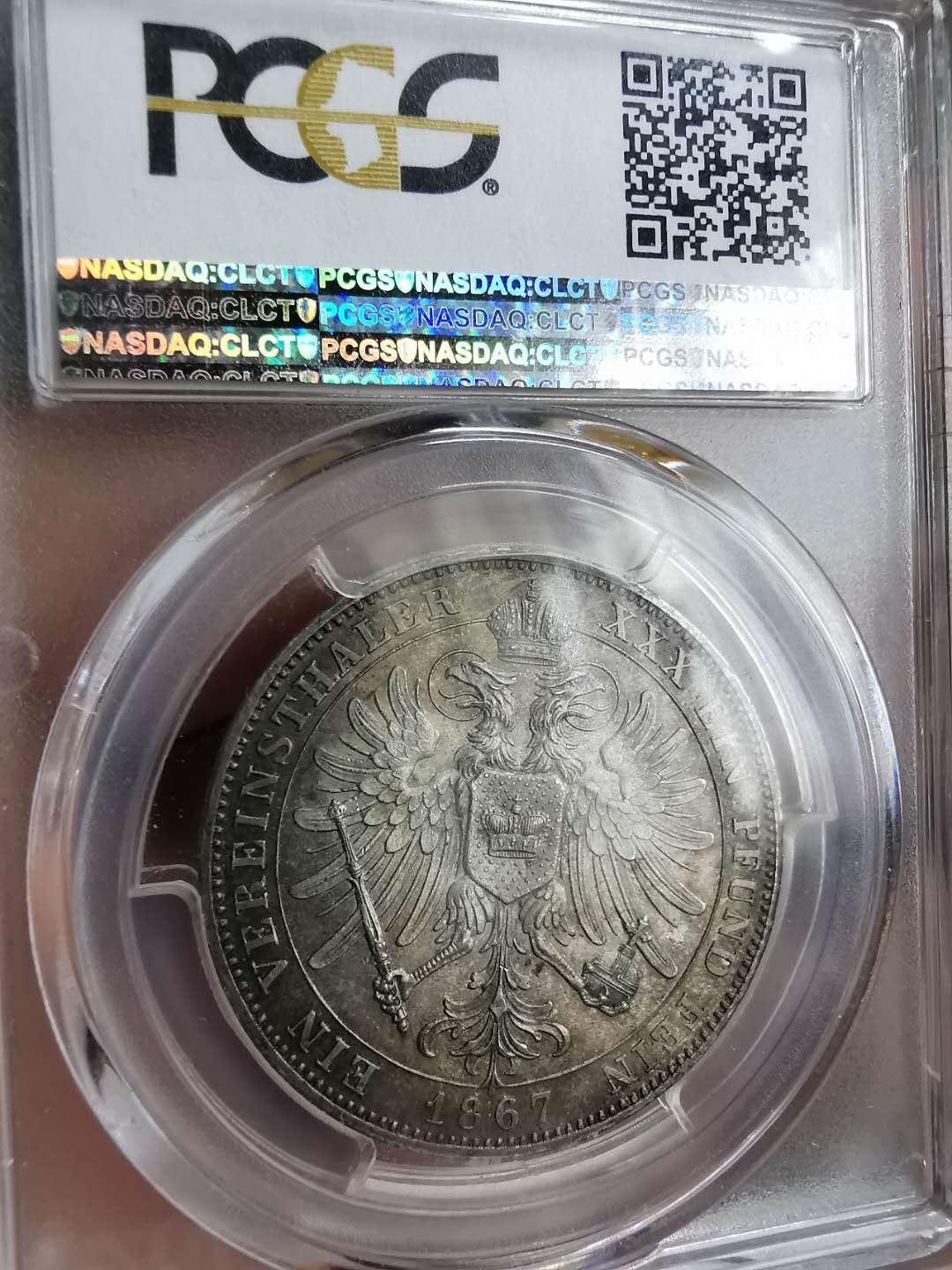 凡希社世界钱币微拍第一百二十期精品专场 稀！1867德国施瓦茨堡泰勒PCGS-MS66绝品！