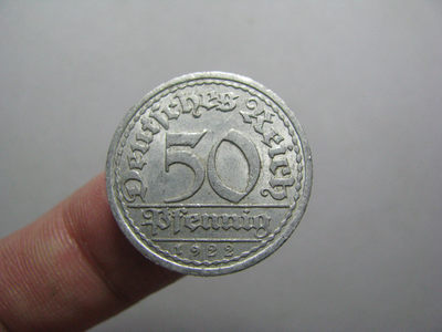 2020“爱你爱你”第二十五期~外国硬币 - 1922A，50芬尼，铝币