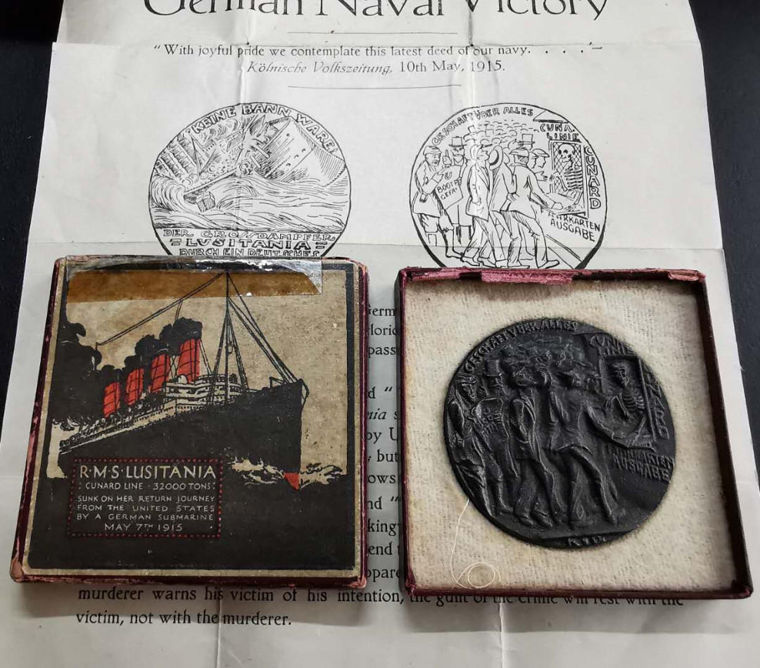 凡希社世界钱币微拍第一百二十期精品专场 荐！德国死亡船票经典艺术章附原盒说明书