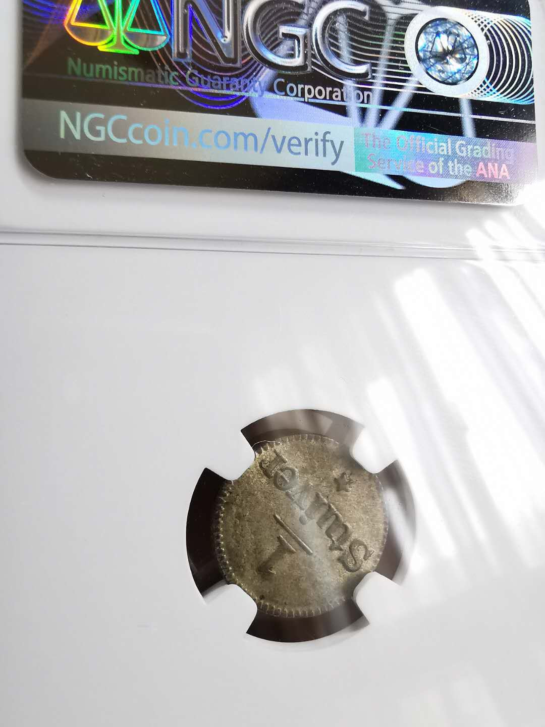 凡希社世界钱币微拍第一百二十期精品专场 荐！1822荷属库拉索1ST NGC-MS64收藏级！