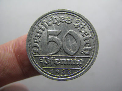 2020“爱你爱你”第二十五期~外国硬币 - 1922F，50芬尼，铝币