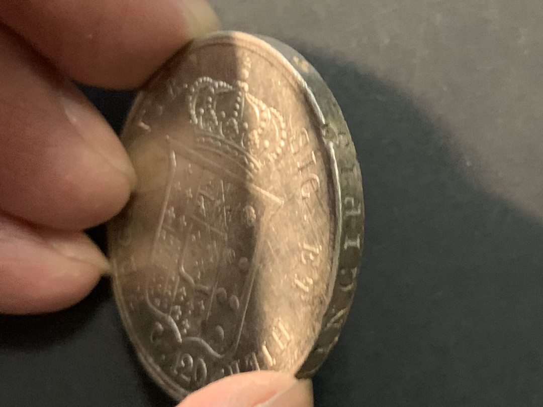 紫瑗钱币—微拍第64期  意大利 那不勒斯 1857年 费迪南二世 120格拉纳 27.53克 0.833