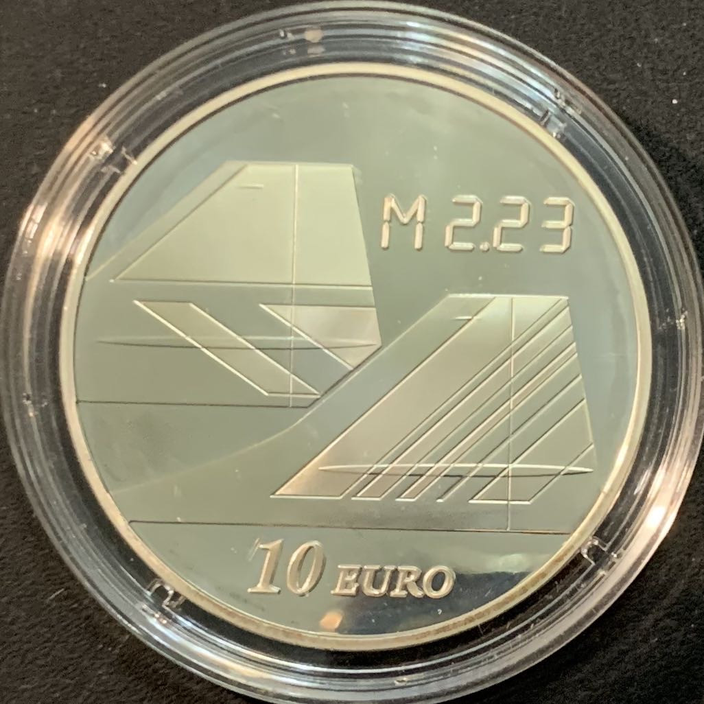 紫瑗钱币—微拍第64期  法国 2009年 协和式飞机40周年 10欧元 22.2克 0.9银 精制