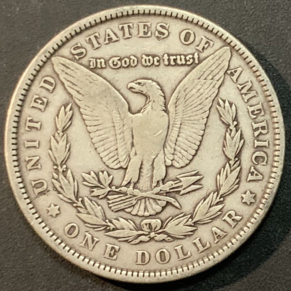 紫瑗钱币—微拍第64期  美国 1886年 摩根 大头妹 1美元 26.73克 0.9银