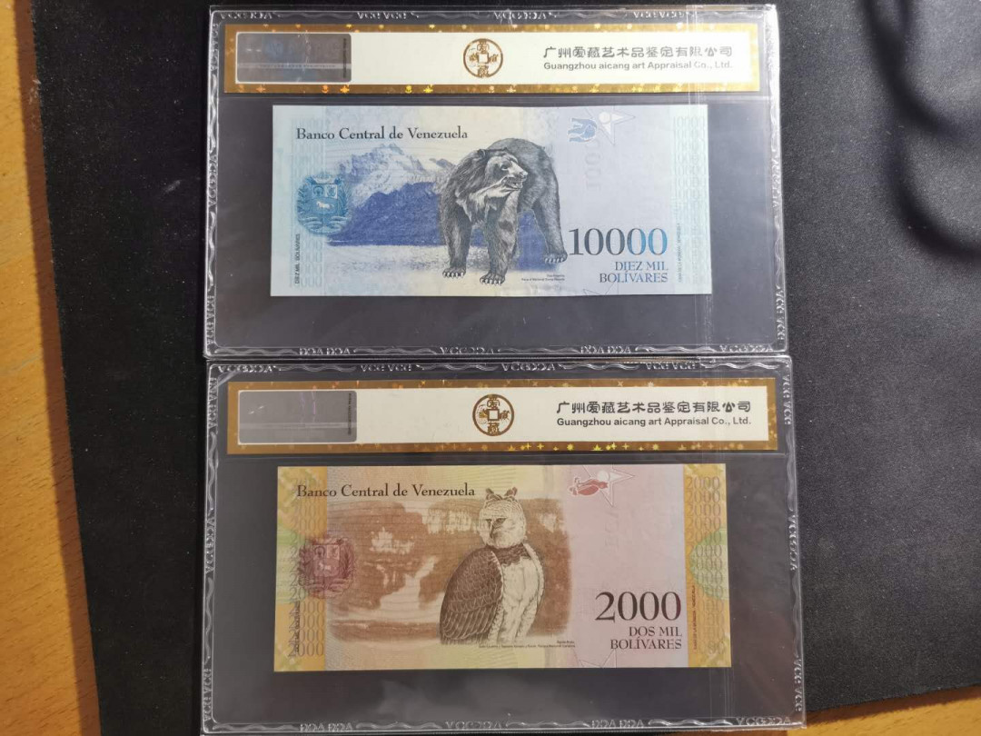 【鲸贝乐淘】千字文·第“临深履薄，夙兴温凊”号拍卖 爱藏金评，委内瑞拉6张一组，高分精美