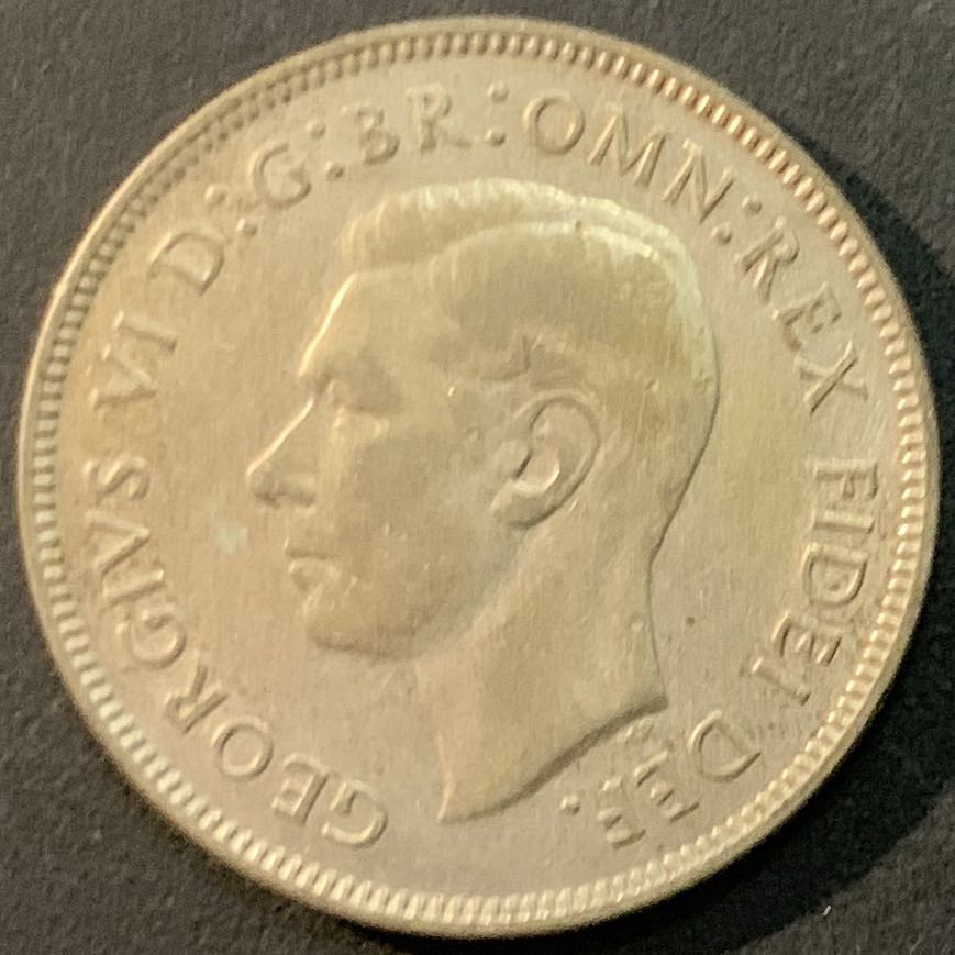 紫瑗钱币—微拍第64期  澳大利亚 1951年 乔治六世 50周年 1佛罗林 11.31克 0.5银 