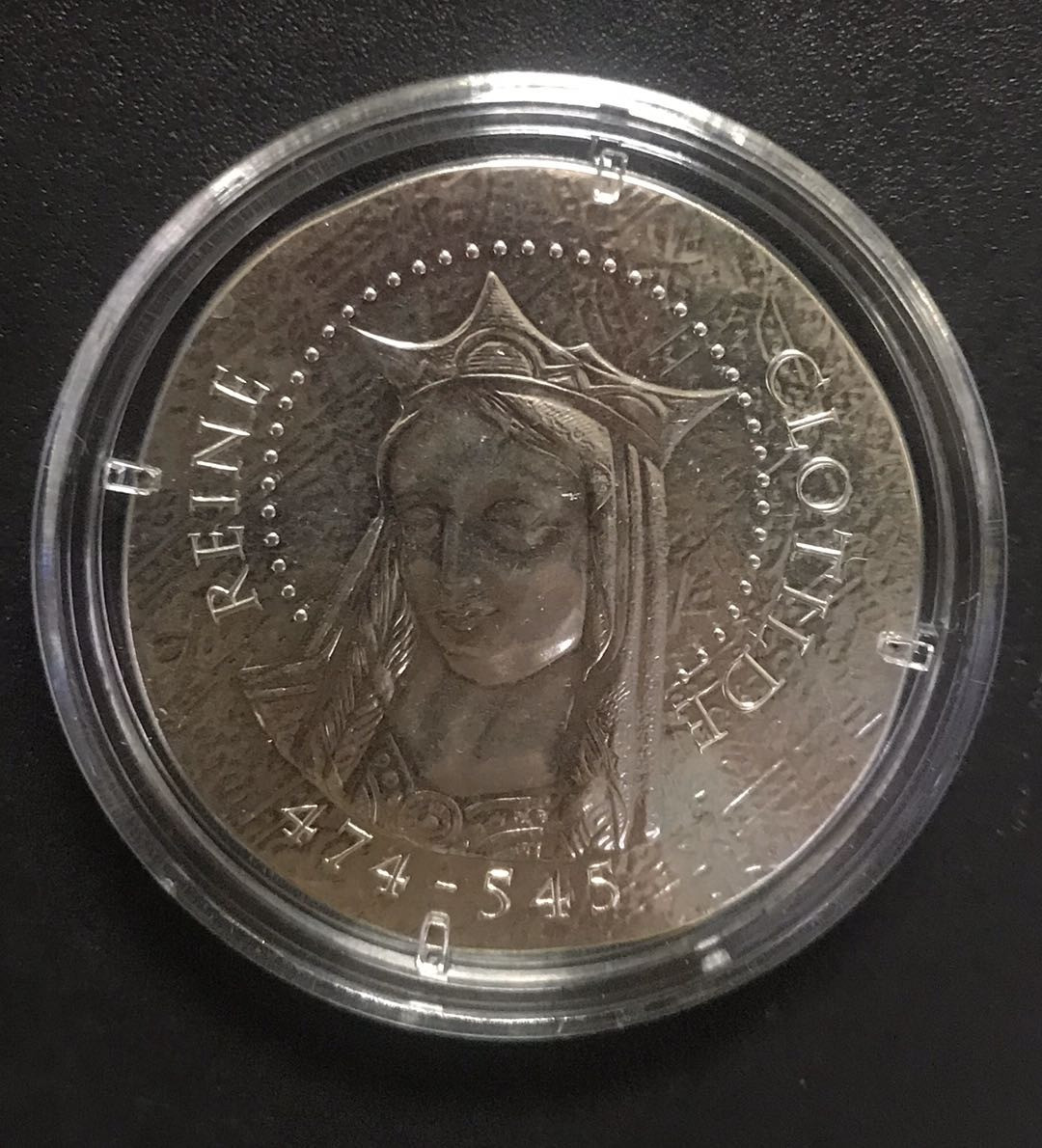 【随心拍&GetCoins】现代钱币拍卖五十二期 法国2016年杰出女性系列第一枚克罗蒂尔德女王