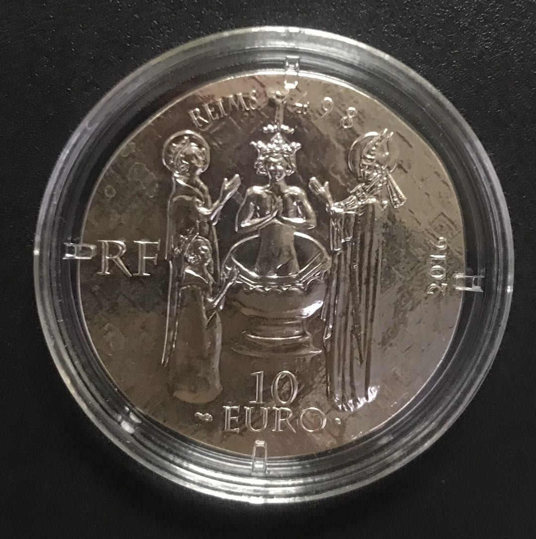 【随心拍&GetCoins】现代钱币拍卖五十二期 法国2016年杰出女性系列第一枚克罗蒂尔德女王