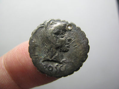 2020“爱你爱你”第二十六期~外国古钱币 - 罗马共和国，披着山羊皮的朱诺，银币