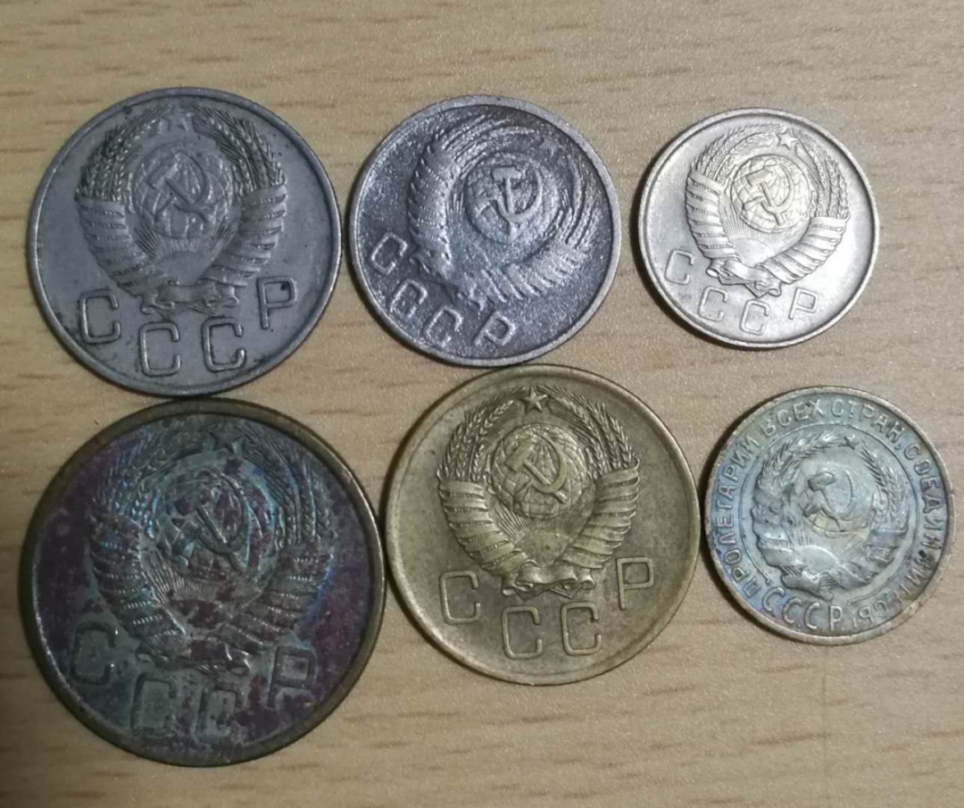 北京马甸外国币专卖第七期，陆续上新，欢迎关注 前苏联早期戈比6枚，品相如图