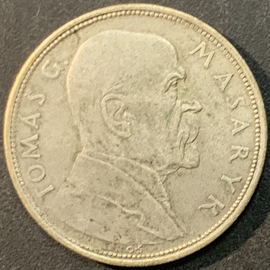 紫瑗钱币—微拍第66期  捷克斯洛伐克 1928年 独立十周年 10克朗 10克 0.7银