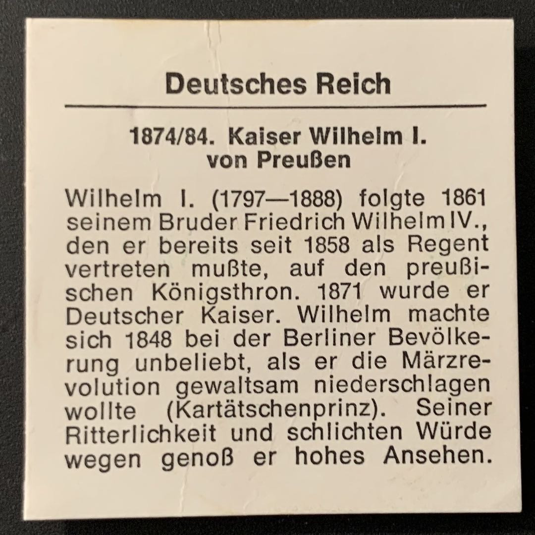紫瑗钱币—微拍第66期  德国 普鲁士 1876年 A版 威廉一世 2马克 11.11克 0.9银