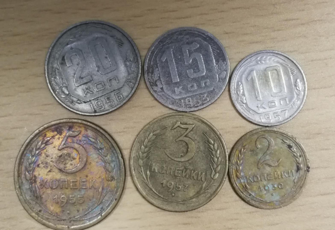 北京马甸外国币专卖第七期，陆续上新，欢迎关注 前苏联早期戈比6枚，品相如图
