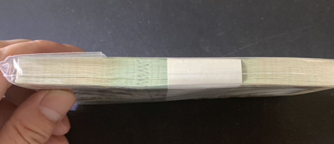 紫瑗钱币—微拍第67期—纸币场 尼泊尔 2012年 羚羊 10卢比 100枚原封 整刀 一组