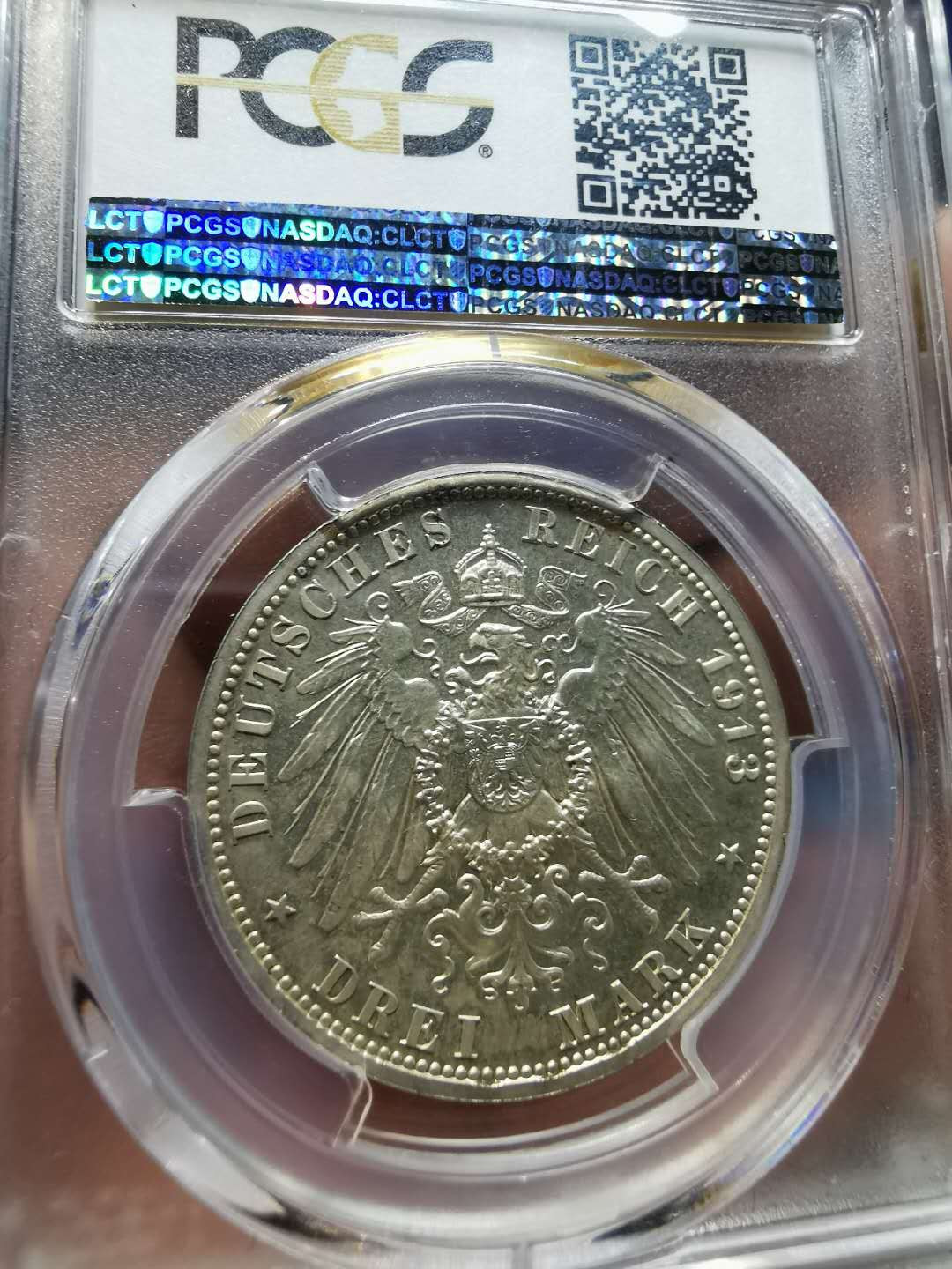 凡希社世界钱币微拍第一百二十一期 1861普鲁士加冕泰勒PCGS-MS64