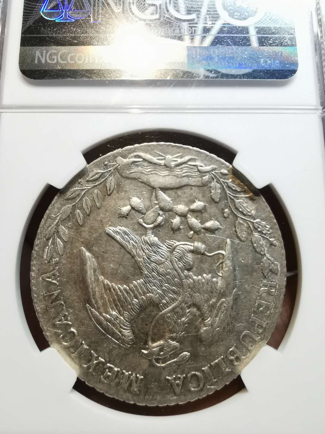 凡希社世界钱币微拍第一百二十一期 1887MO墨西哥鹰洋NGC-UNCD