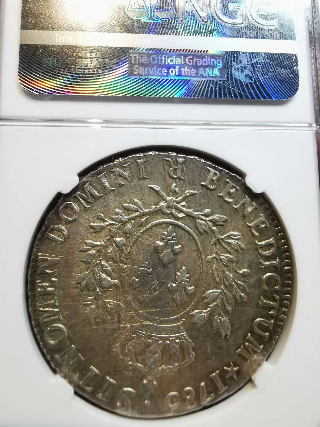 凡希社世界钱币微拍第一百二十一期 1785法国路易十六埃居大银NGC-AU55