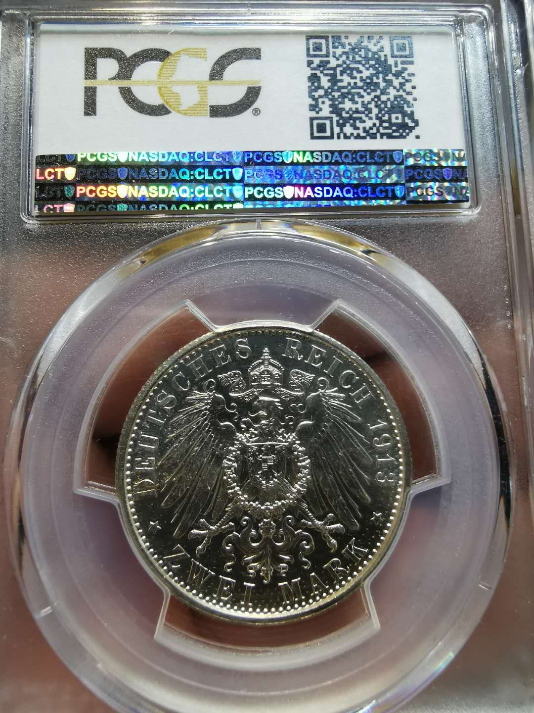 凡希社世界钱币微拍第一百二十一期 1913普鲁士精铸2马克PCGS-PF64