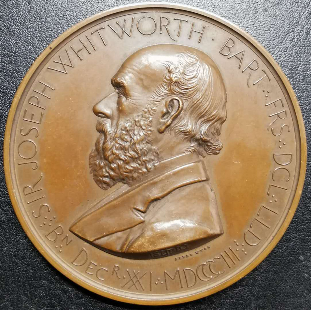 凡希社世界钱币微拍第一百二十一期 1868英国怀特沃茨纪念铜章UNC 56MM 89G