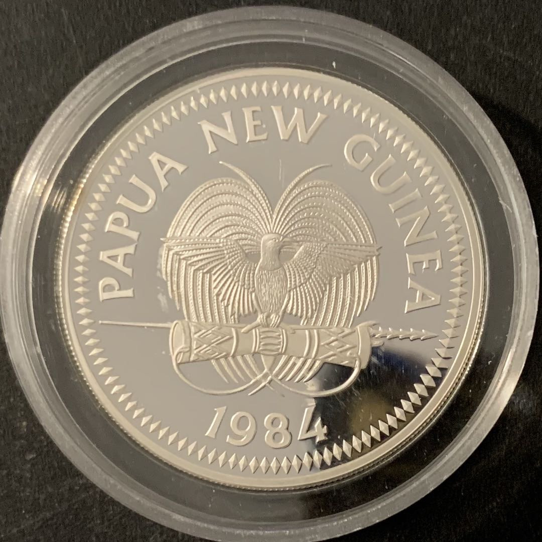 紫瑗钱币—微拍第68期  巴布亚新几内亚 1984年 国际妇女年 5基娜 28.28克 0.925银 精制