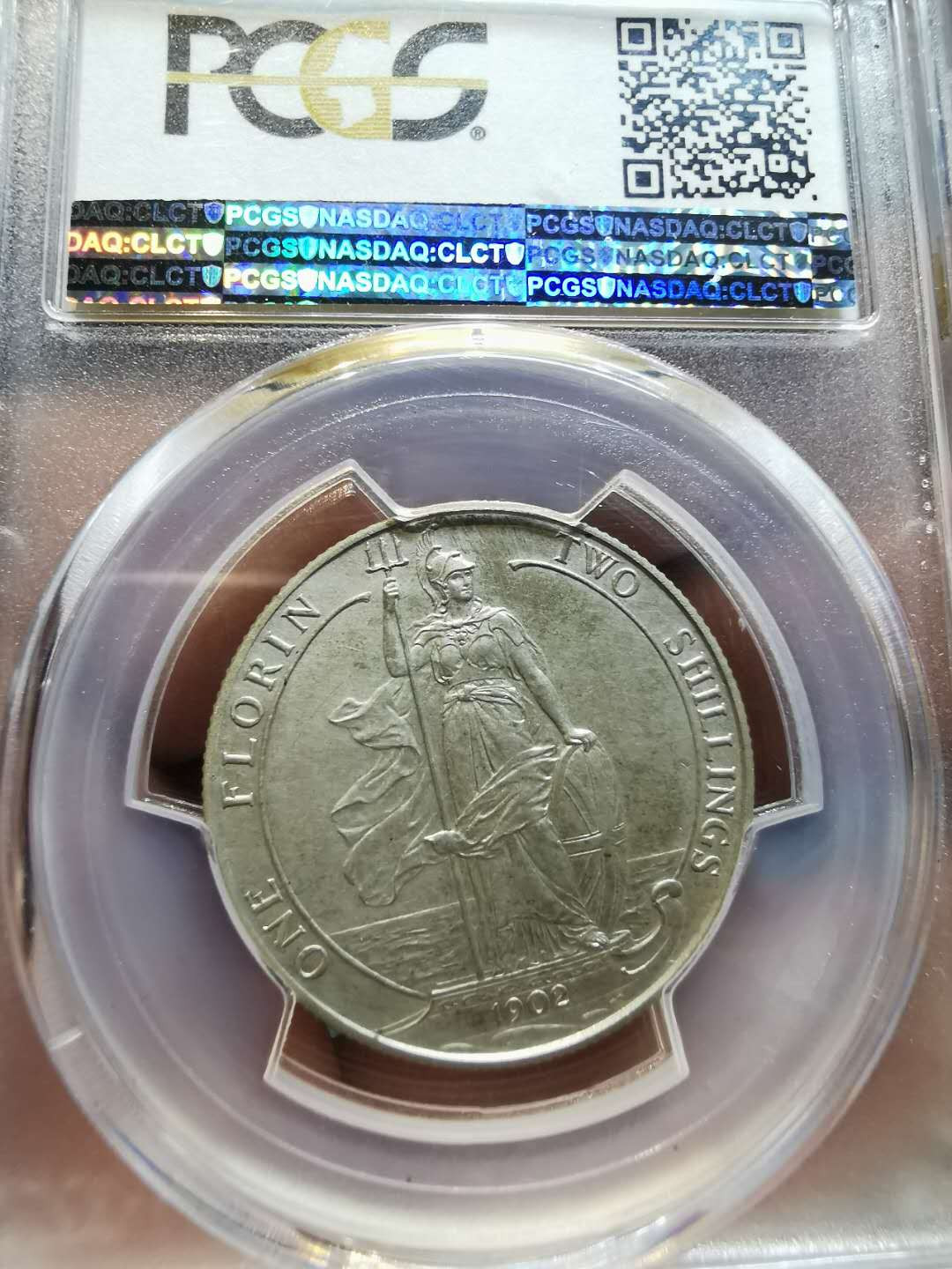 凡希社世界钱币微拍第一百二十一期 1902英国爱七海神2先令精铸NGC-PF64