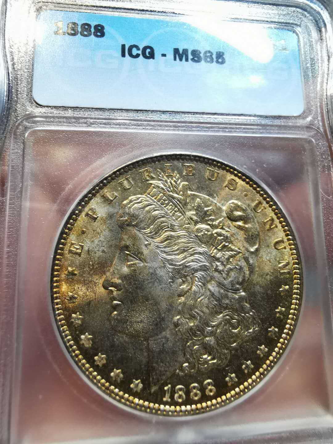 凡希社世界钱币微拍第一百二十一期 1888摩根壹圆ICG-MS65收藏级！