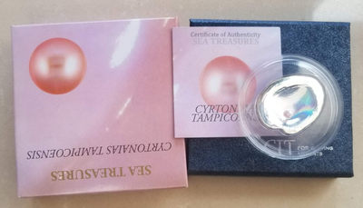 【随心拍&GetCoins】现代钱币拍卖第五十三期 帕劳2013年玉蚌含珠纪念银币