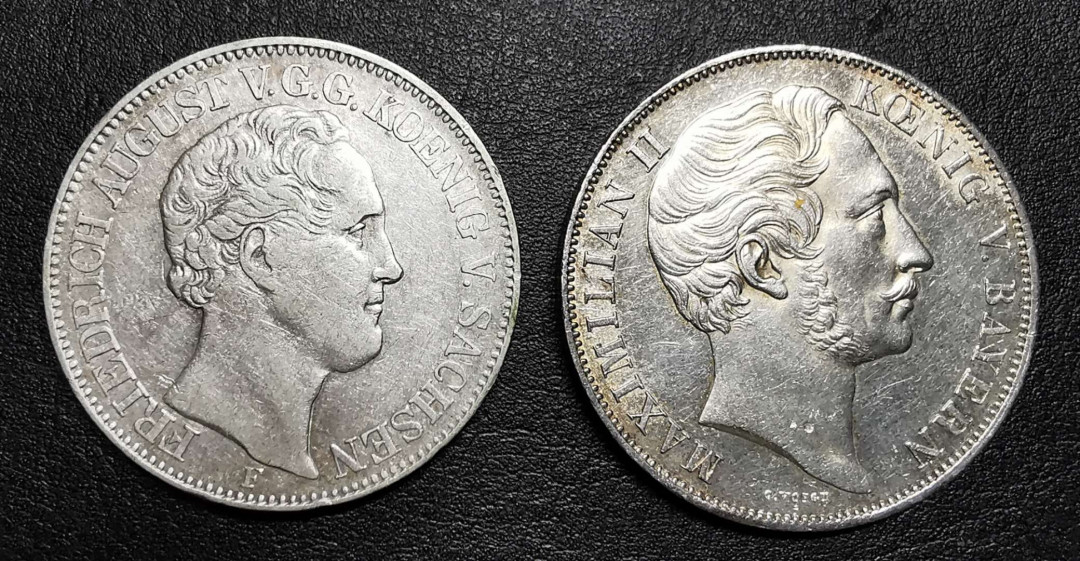 凡希社外币AI第二场 副品调剂 萨克森巴伐利亚泰勒古尔登一对