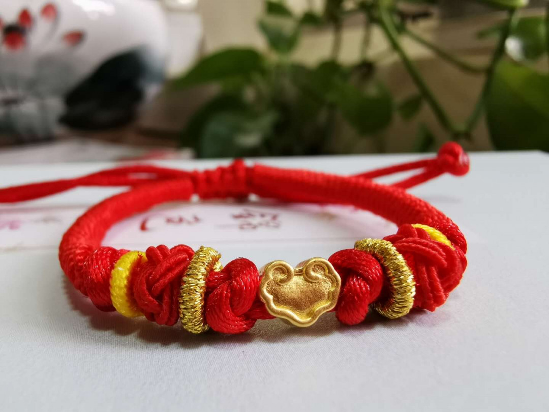 锦色手工  520♡表白节～ 第一期 金刚如意--999足金0.14克