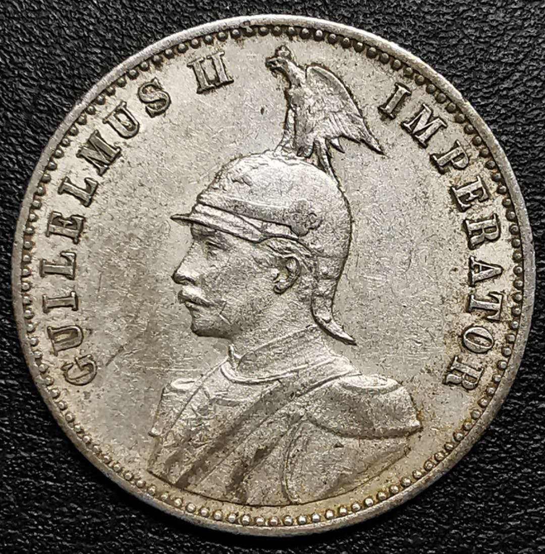 凡希社外币AI第二场 副品调剂 1912徳属东非1/2卢比XF