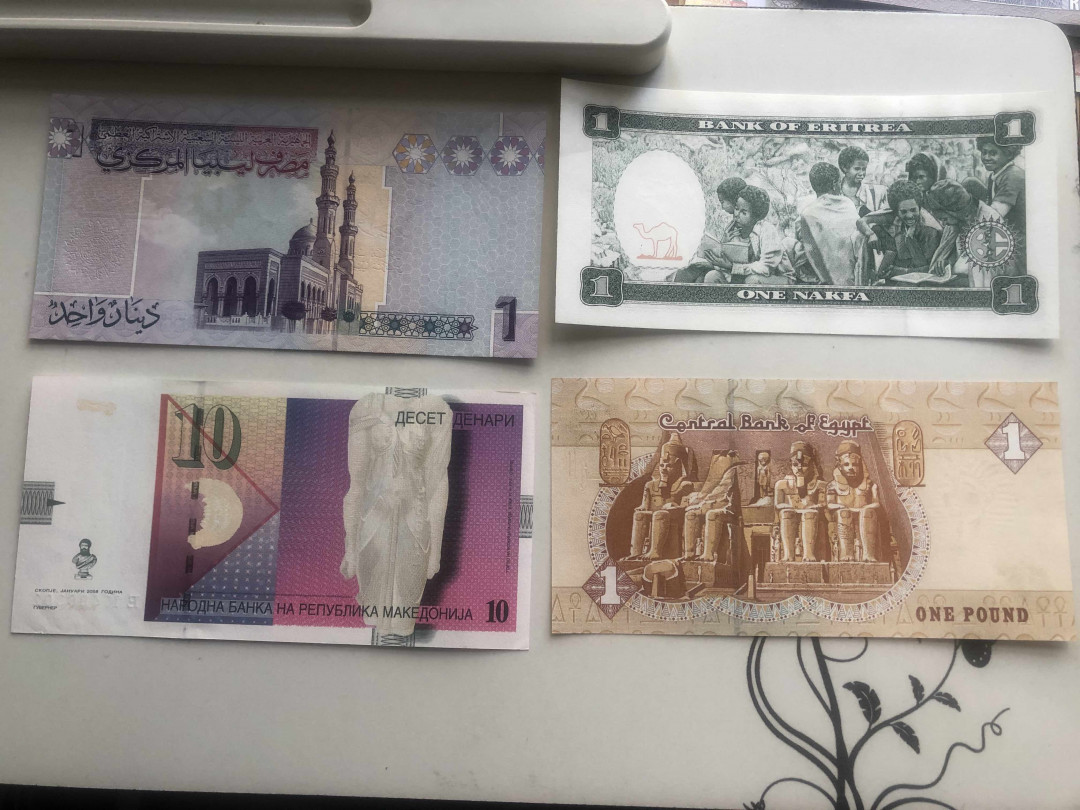 【收藏联盟】第142期拍卖——地中海心脏（共50拍） 【一组28张】世界纸币混合 UNC 