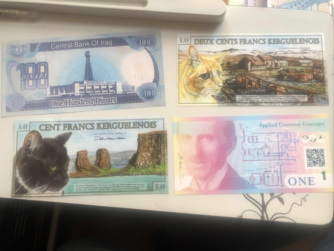 【收藏联盟】第142期拍卖——地中海心脏（共50拍） 【一组28张】世界纸币混合 UNC 