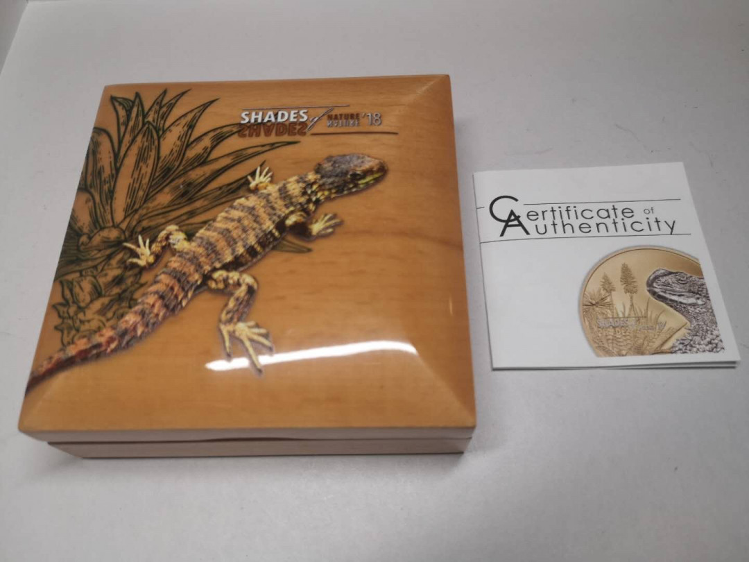 【币观天下】第109期钱币拍卖 【库克】第三枚自然之影蜥蜴PF70