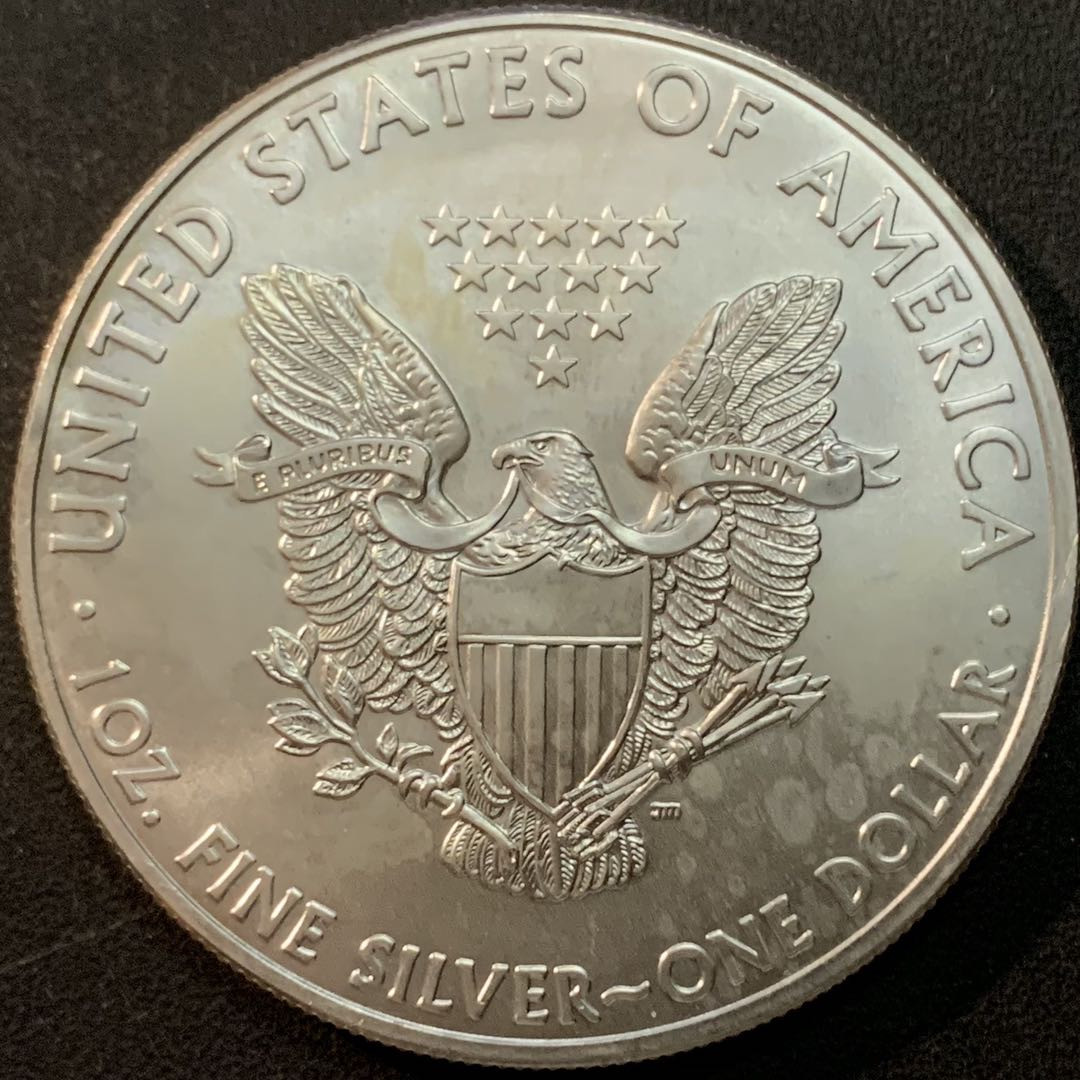 紫瑗钱币—微拍第70期  美国 2012年 行走女神 1盎司 投资银币 31.1克 0.999银 UNC